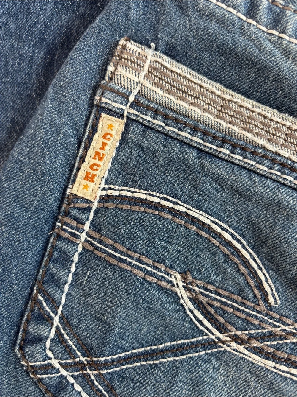 Cinch Grant Slim Straight Blue Jeans